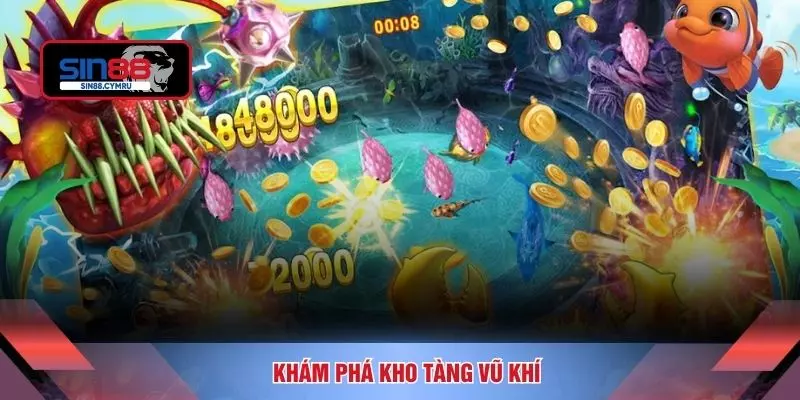 Khám phá kho tàng vũ khí