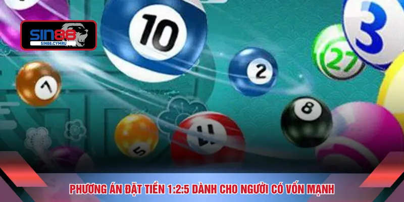 Phương án đặt tiền 1:2:5 dành cho người có vốn mạnh